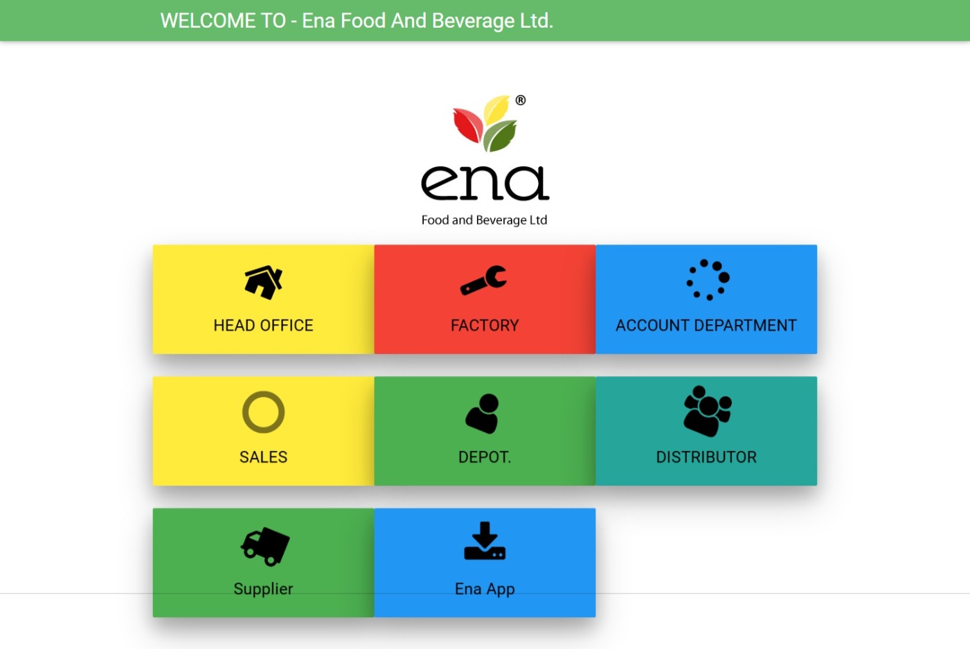 Ena Food and Beverage Ltd ERP